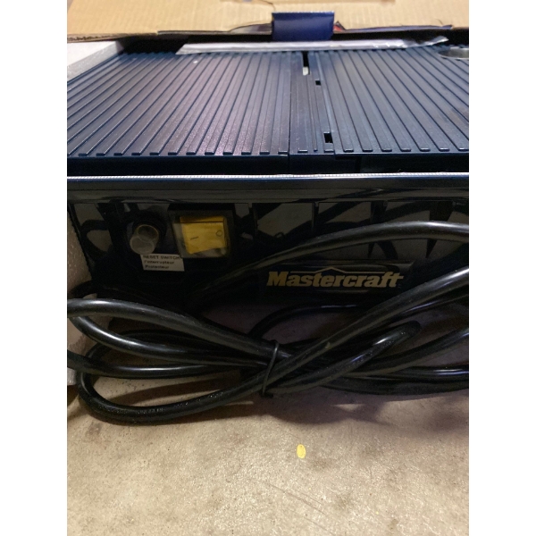 Mastercraft wet tile saw 4 1/2 inch three position tilting table saw adjustable work fence diamond t