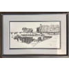 Image 1 :  matted print titled "FEEDIN' TIME" by W.R. Doherty, depicting a western scene of a cowboy feeding c