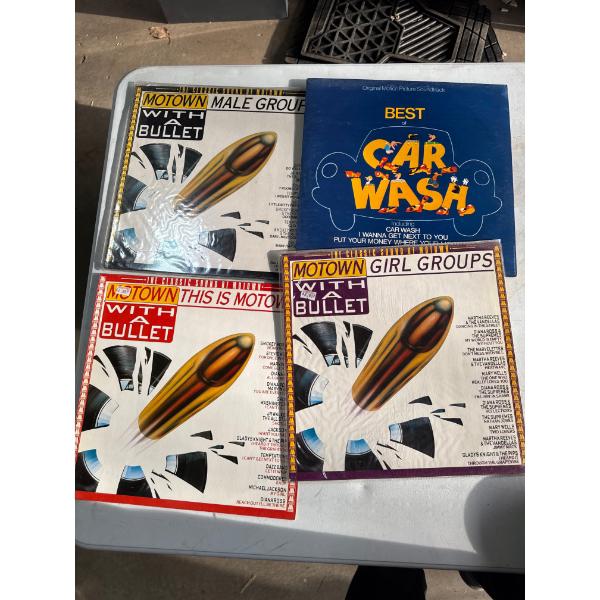 3 Motown records with Best Car Wash record