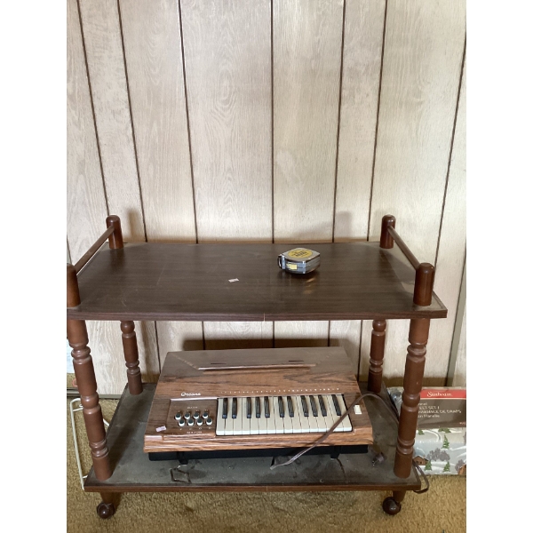 vintage Orcana electric chord organ, likely a Model No 508, produced by The Organ Company of Canada 
