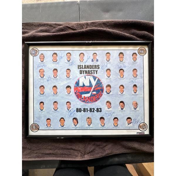 Islanders Dynasty. Painting signed 26 out of 200. 25 l by '19 a quarter w.