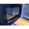 Image 2 : Galanz Retro Countertop Microwave Oven (model GLCMKZ07RDR07) featuring a red finish and a nostalgic 