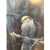 Image 3 :  framed limited edition print titled "Gray Jay" by Canadian wildlife artist Robert M. Fisher.