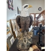 Image 1 : eagle statue, often referred to as an "American Pride" bald eagle figurine, typically designed for