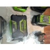 Image 1 : Greenworks Pro 60V UltraPower 2.5Ah Lithium-Ion Battery. 
Capacity: 2.5 Amp-hours. 
Voltage: 60 Volt