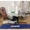 Image 1 : Assorted Barware w/Spillage Mats And Salt Rimmer-Jugs,Bottle Opener & More!