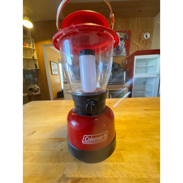 A Coleman Classic LED Lantern, likely the 400-lumen rechargeable model. Offers up to 400 lumens on t