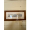 Image 1 : framed print of a watercolor painting featuring a flock of sheep, similar to works titled "Highland 