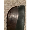 Image 2 : Tramontina hand-forged bolo machete, made in Brazil, featuring a wooden handle and green sheath. The