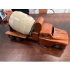 Image 4 :  Vintage Structo pressed steel ready-mix concrete toy truck, likely manufactured between the 1950s a