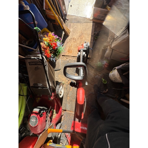 . Black & Decker Edge Hog 12 Amp 2-in-1 Landscape Edger and Trencher. 
It features a 12 amp high-tor