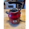 Image 1 : A Haden Dorset 1.7L stainless steel electric kettle in red. 1.7 Liters (approximately 7 cups). Inclu