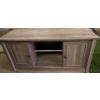Image 2 : Wooden Grey Media Console Table Or T.V Stand Lots of Storage! 55"x24"x31"t