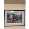 Image 1 : Limited edition number 876 of 2,500 "Broken Silence" elk lithograph print