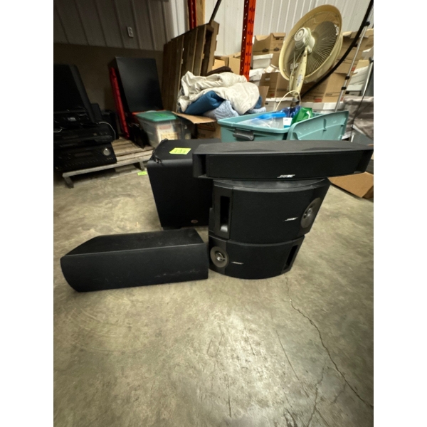 Bose stereo system with subwoofer