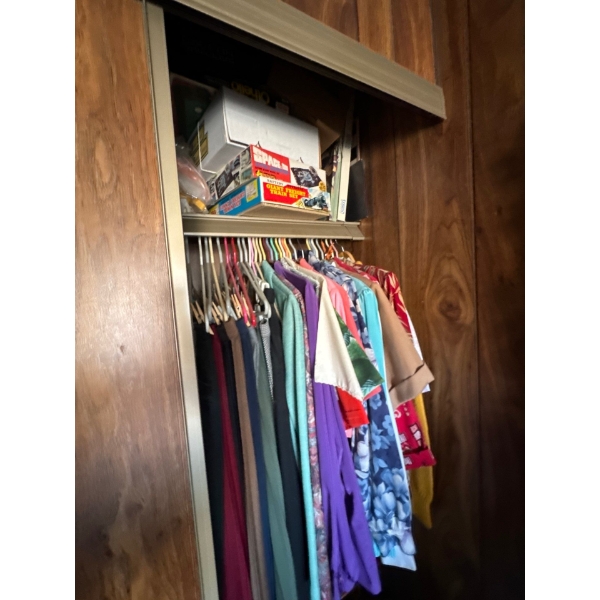 VITAGE CLOTHING AND BOARD GAME ALL ITEMS ON RIGHT SIDE INCLUDED