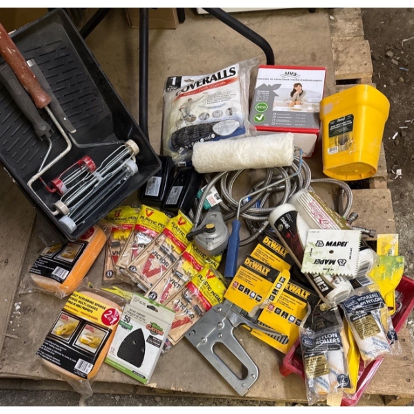 Collection Of New Paintings & DIY Supplies-Paint Rollers, Paint Brushes & More