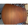 Image 3 :  dining table set is a traditional style furniture piece featuring a rich  solid cherry  and elegant