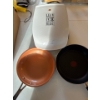 Image 2 : Beautiful 10 inch copper pan. Brand new. Brand new TFELL. Ultra base. Lean, mean, fat grilling machi