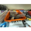 Image 4 : All items on this shelf included. Die grinders, air ratchet, 90 piece heat shrink wire wrap assortme