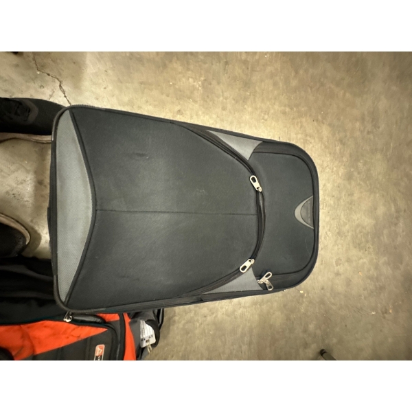 SUITE CASE WITH A SMALER ONE ONSIDE CONTENTS UNKNOWN