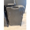 Image 1 : These are black Outbound hardside spinner suitcases, featuring a durable design and a built-in teles