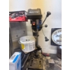 Image 1 : Mastercraft 10 inch drill press with bucket full of drill bits and chucks