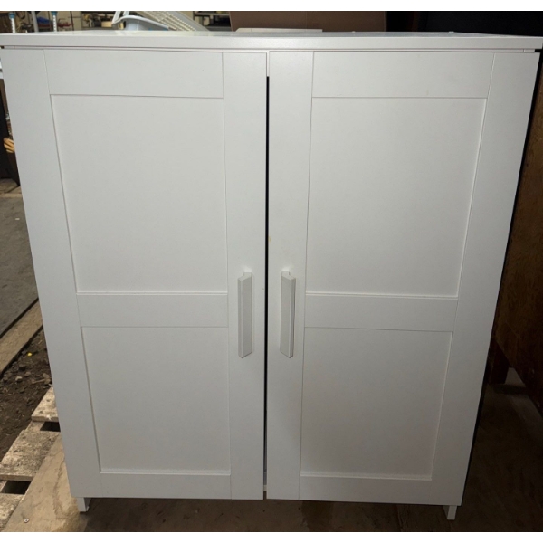 IKEA BRIMNES Cabinet with Doors in White  30"x18x37"tall