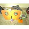 Image 1 : Beanbag toss game, camping foamy, tire pressure gauge monitor, propane heater, wheel chocks, and bag