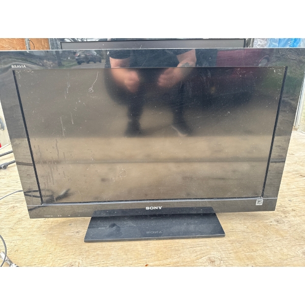 This is a black Sony Bravia television.
