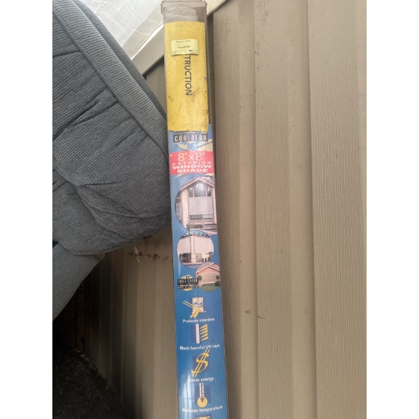 8x8 exterior window shade, brand new in box