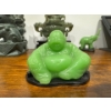 Image 2 : green jade. 
Item Type: Collectible Feng Shui figurine, often depicted as a laughing or happy Buddha