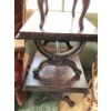 Image 2 : antique gliders, antique tables, and footstools.