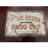 Image 1 :  vintage Dixie Queen Plug Cut tobacco tin, often used as a lunch box in the late 19th or early 20th 