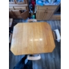 Image 2 :  wooden dining set with a drop-leaf or extendable table and matching chairs. 