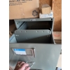 Image 4 : Three 4-drawer metal filing cabinets in brown, tan, and gray finishes. Each cabinet features label h