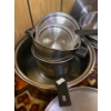 Image 4 : Stainless steel cookware set very nice almost new condition with egg poacher