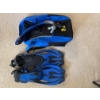 Image 1 : body glove expanse, blue snorkeling gear with backpack and snorkel.