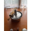 Image 1 : Glass canning jars, metal kitchenware, a porcelain tea set, animal figurines, magnifying glasses, se