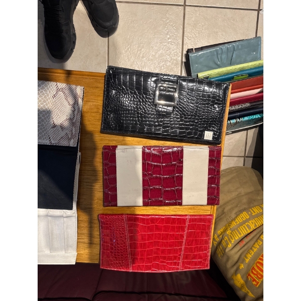 Miche interchangeable handbag shells designed to fit over a base bag. 