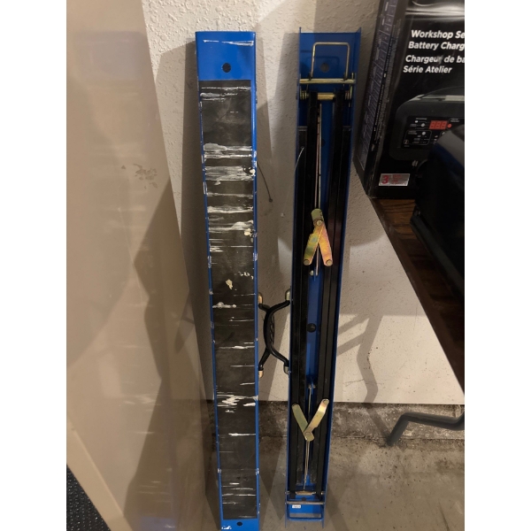 Mastercraft metal sawhorses, like new folding. Very nice