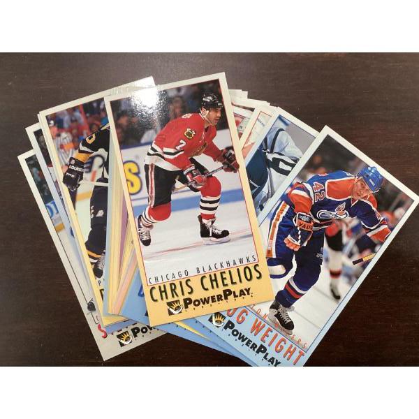 Vintage power play 1993-94 FLEER hockey set. Set of 25.
