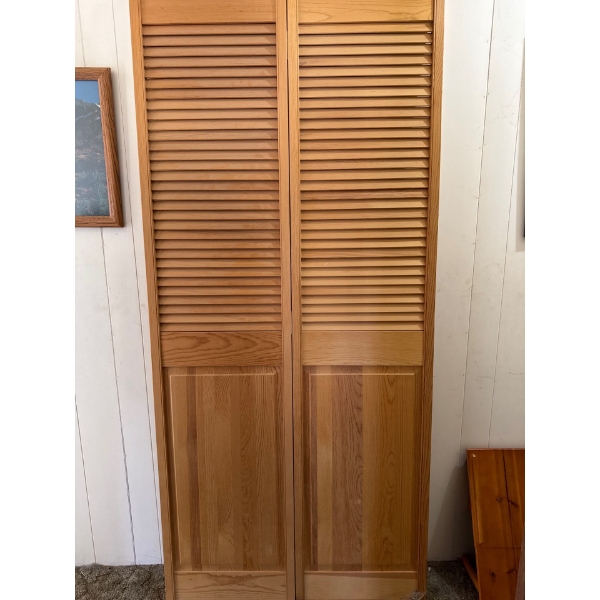 Brand new closet shutters wood