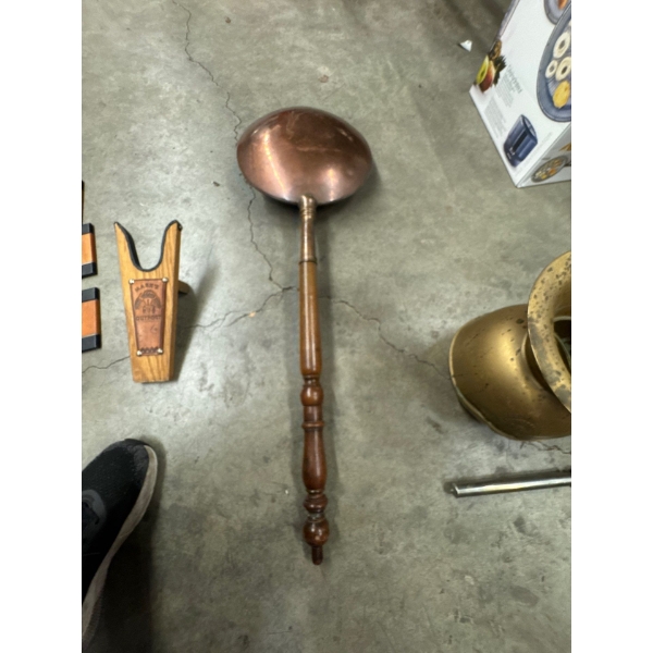 Antique bed warmer from England.