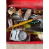 Image 1 : Husky tool box that comes full of various tools. The tool box and its full contents are included as 