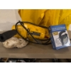 Image 1 : Seven inch sanding polisher, two speed, and COB LED portable work light. 60 lumen side LED and 100 l