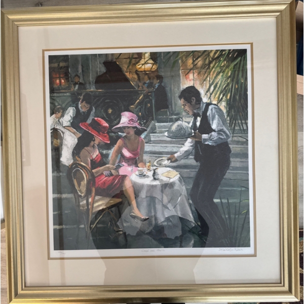 framed print of an impressionist painting by British artist Sherree Valentine Daines. 