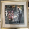 Image 1 : framed print of an impressionist painting by British artist Sherree Valentine Daines. 