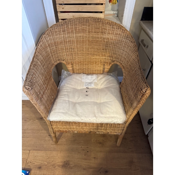 IKEA Agen armchair, crafted from hand-woven rattan. NEW