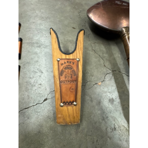 COWBOY BOOT OR BOOT JACK TO REMOVE BOOTS